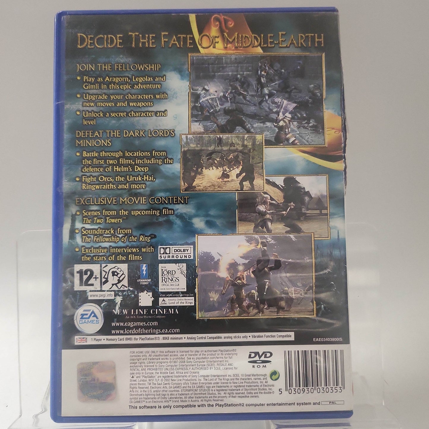 Lord of the Rings the Two Towers (No Book) PlayStation 2 - Feniks Gameshop