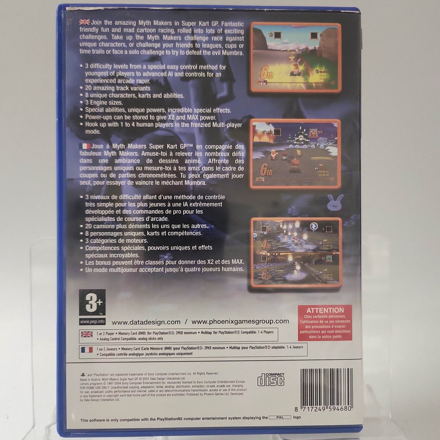 Myth Makers Super Kart GP (No Book) PlayStation 2 - Feniks Gameshop