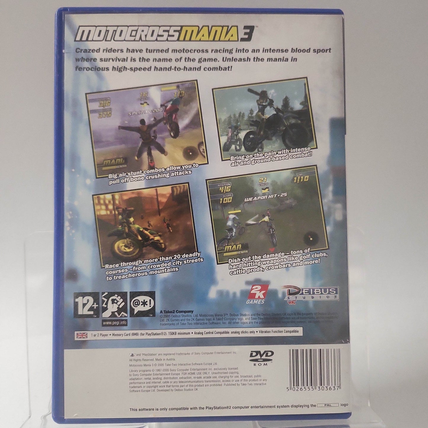 MotoCross Mania 3 (No Book) PlayStation 2 - Feniks Gameshop