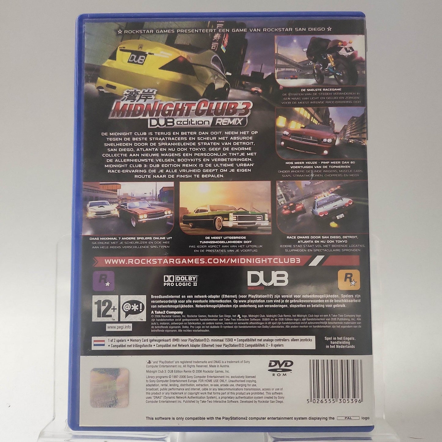 Midnight Club 3 DUB Edition Remix (No Book) PlayStation 2 - Feniks Gameshop