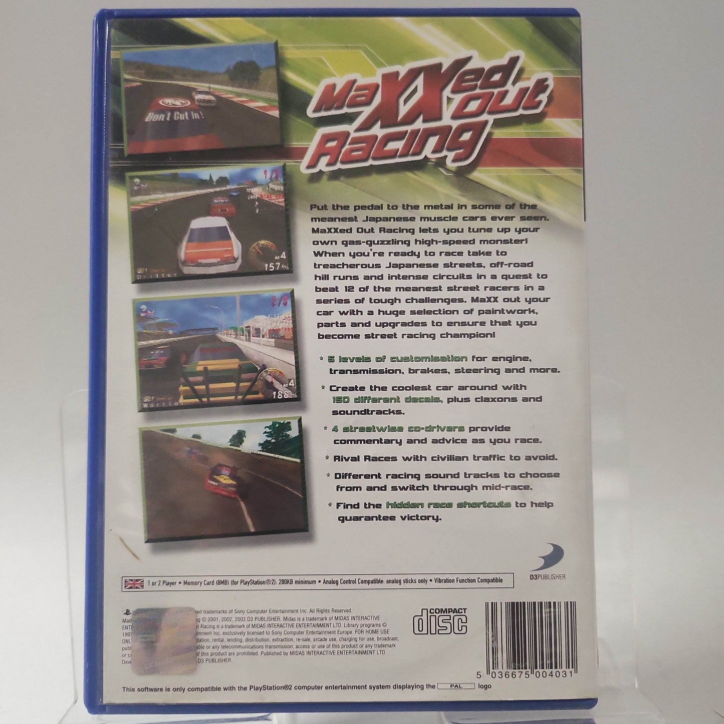 Maxxed Out Racing (No Book) PlayStation 2 - Feniks Gameshop