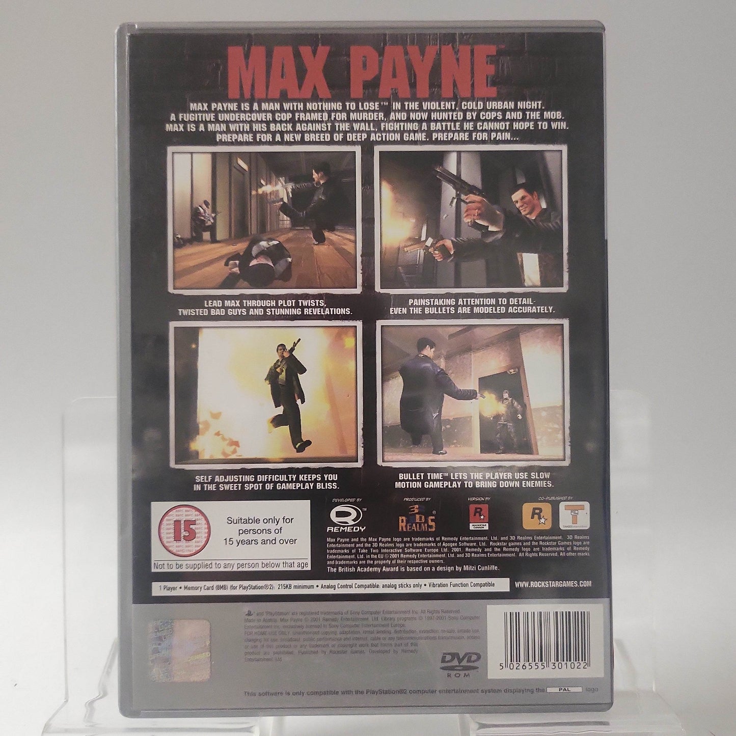 Max Payne Platinum (No Book) PlayStation 2 - Feniks Gameshop