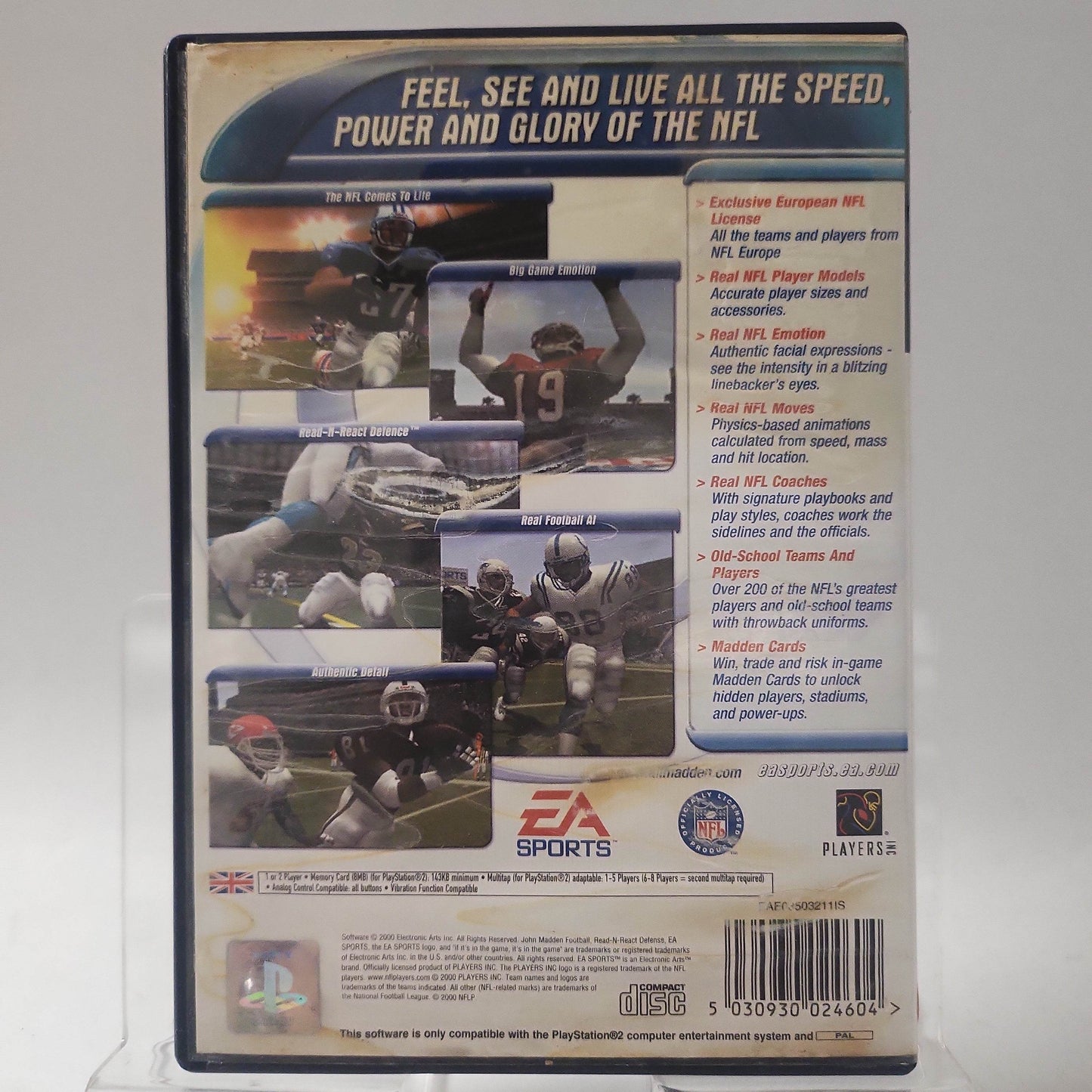 Madden NFL 2001 (No Book) PlayStation 2 - Feniks Gameshop