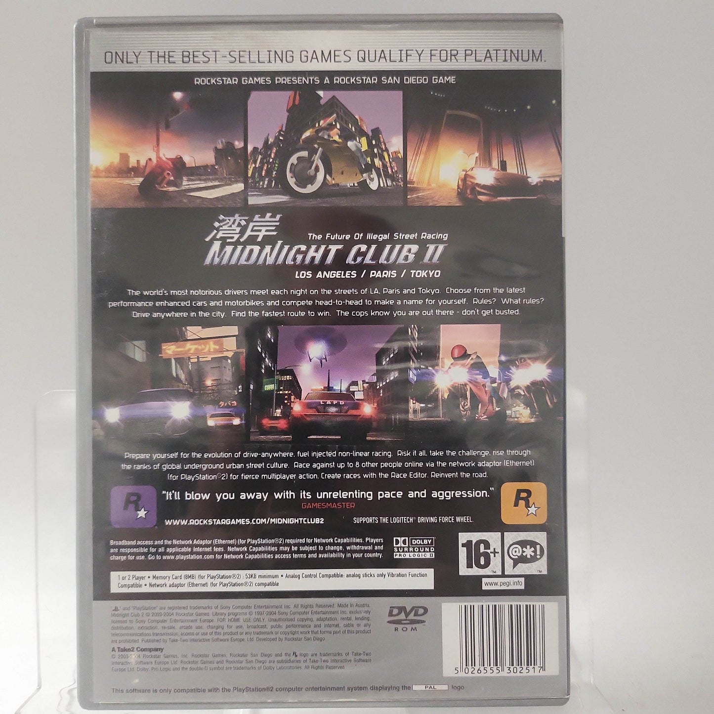 Midnight Club II Platinum Playstation 2 - Feniks Gameshop