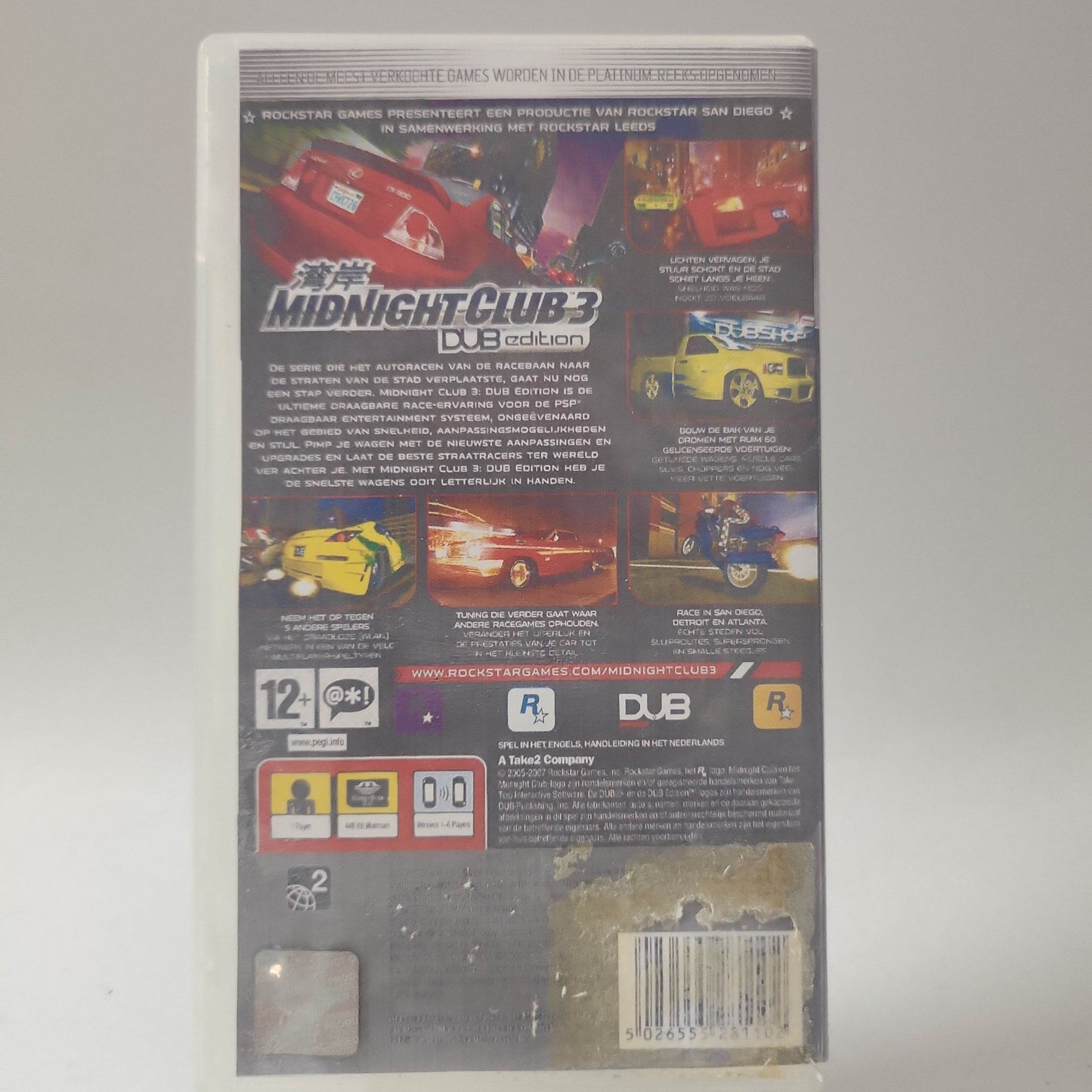 Midnight Club 3 DUB Edition (Copy Cover) Playstation Portable - Feniks Gameshop