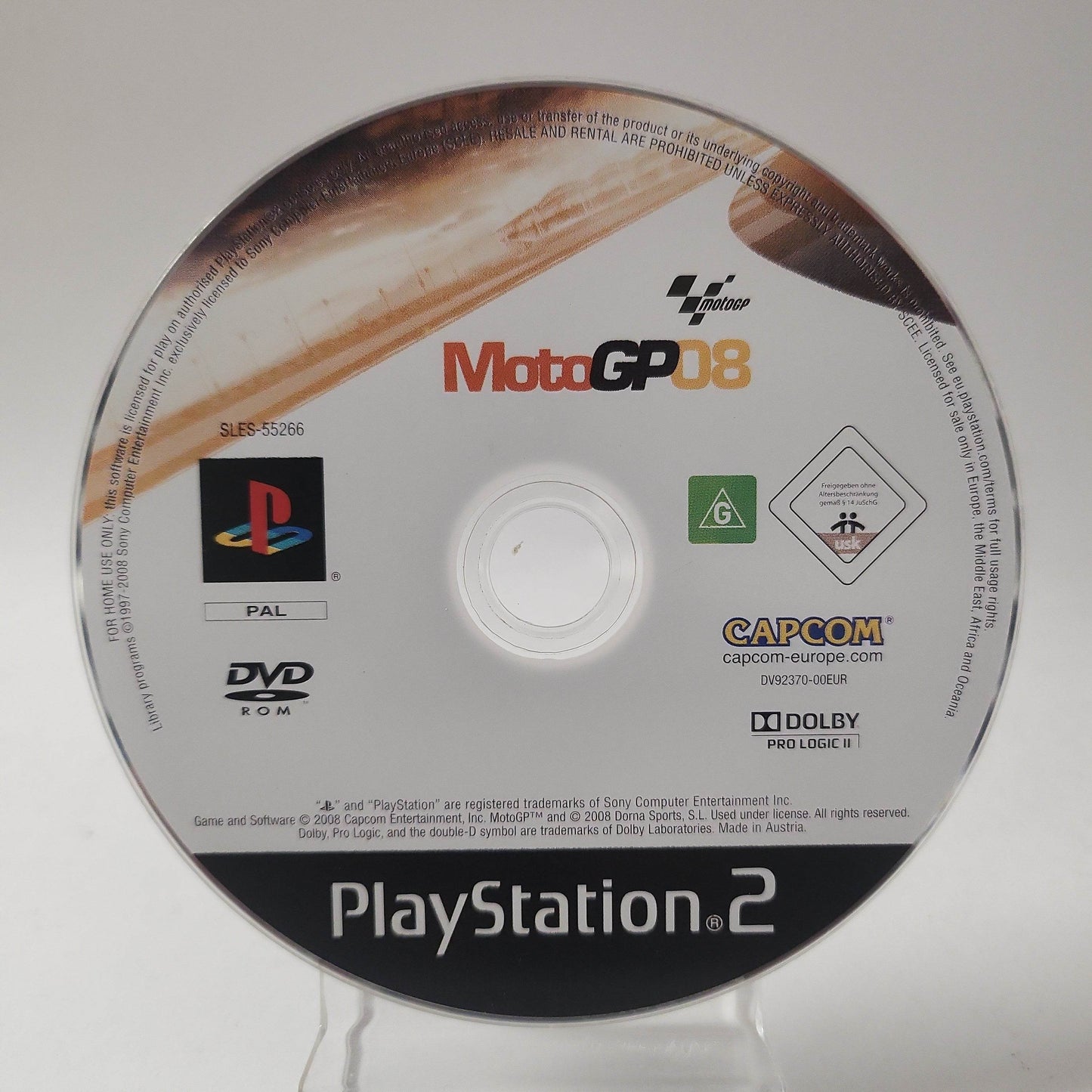 Moto GP 08 (Disc Only) PlayStation 2 - Feniks Gameshop