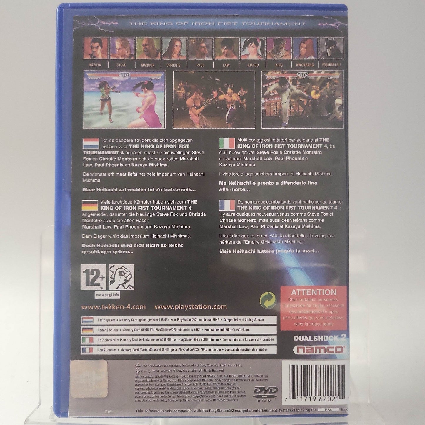 Tekken 4 Platinum (Copy Cover) Playstation 2 - Feniks Gameshop