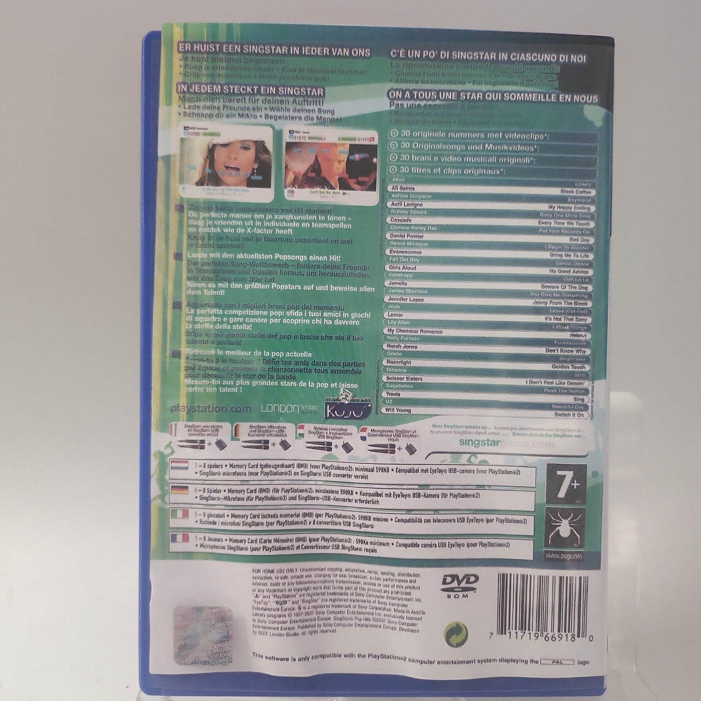 Singstar Pop Hits (Copy Cover) Playstation 2 - Feniks Gameshop