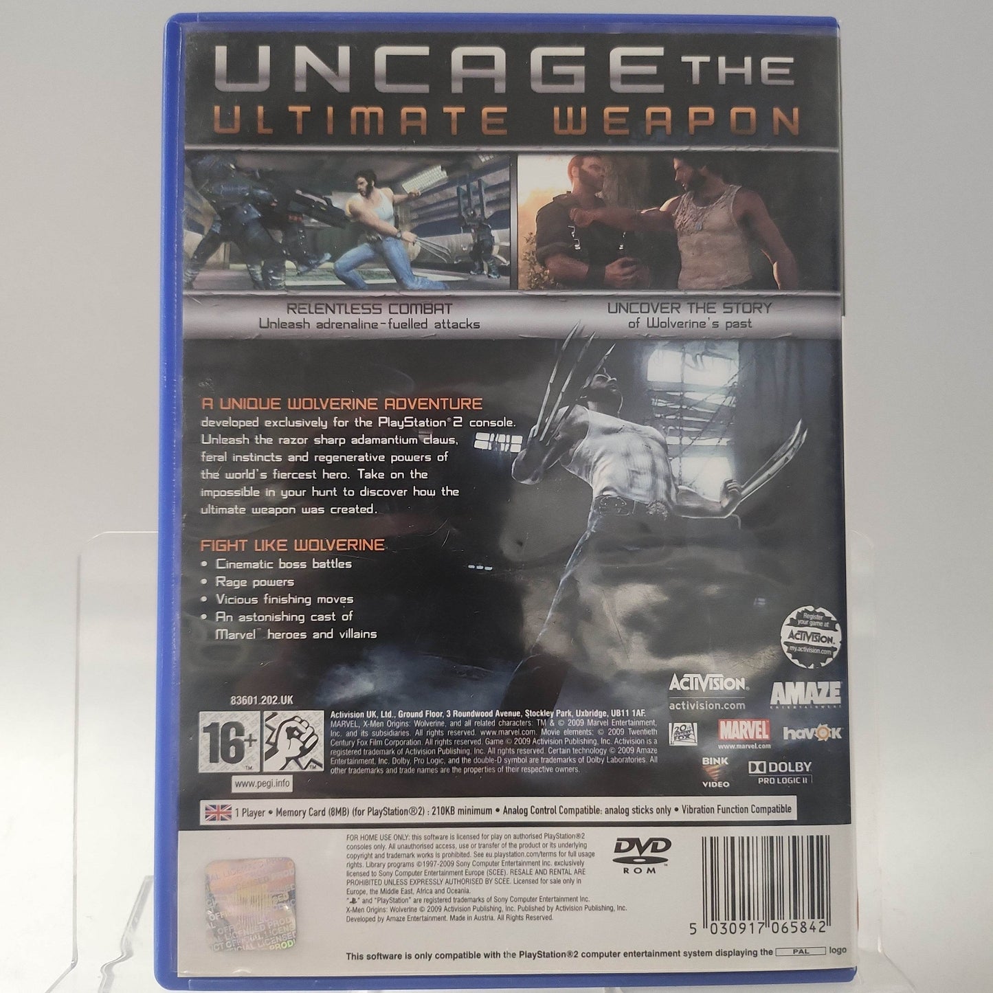 X-Men Origins Wolverine (No Book) PlayStation 2 - Feniks Gameshop