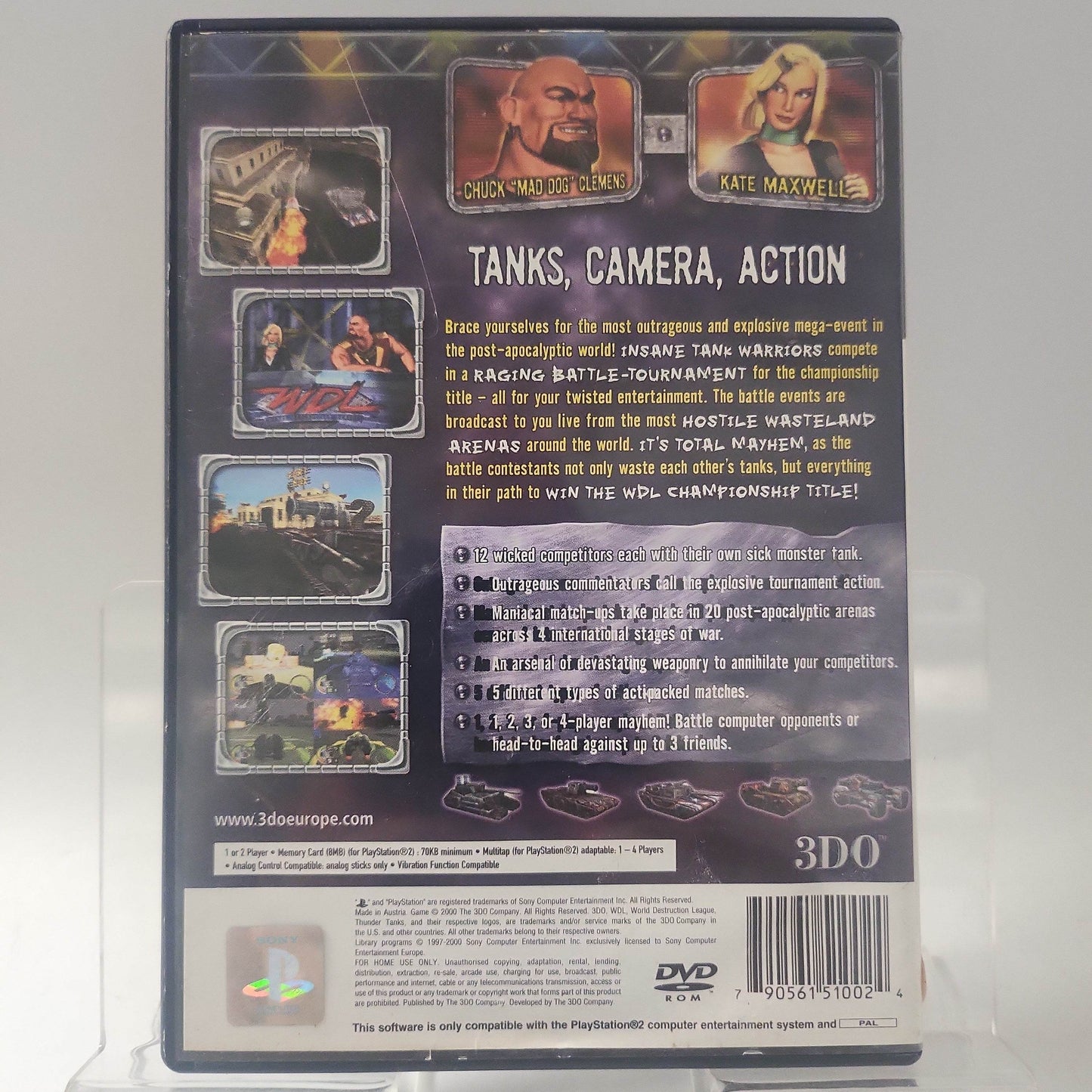 World Destruction League Thunder Tanks (No Book) PS2 - Feniks Gameshop