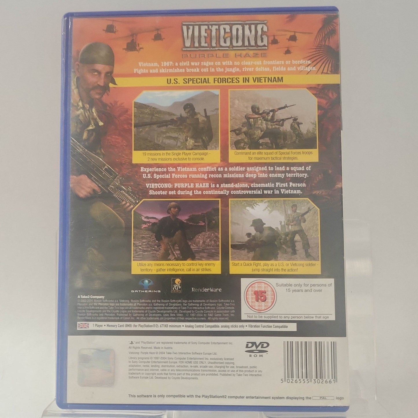 Vietcong Purple Haze (No Book) PlayStation 2 - Feniks Gameshop