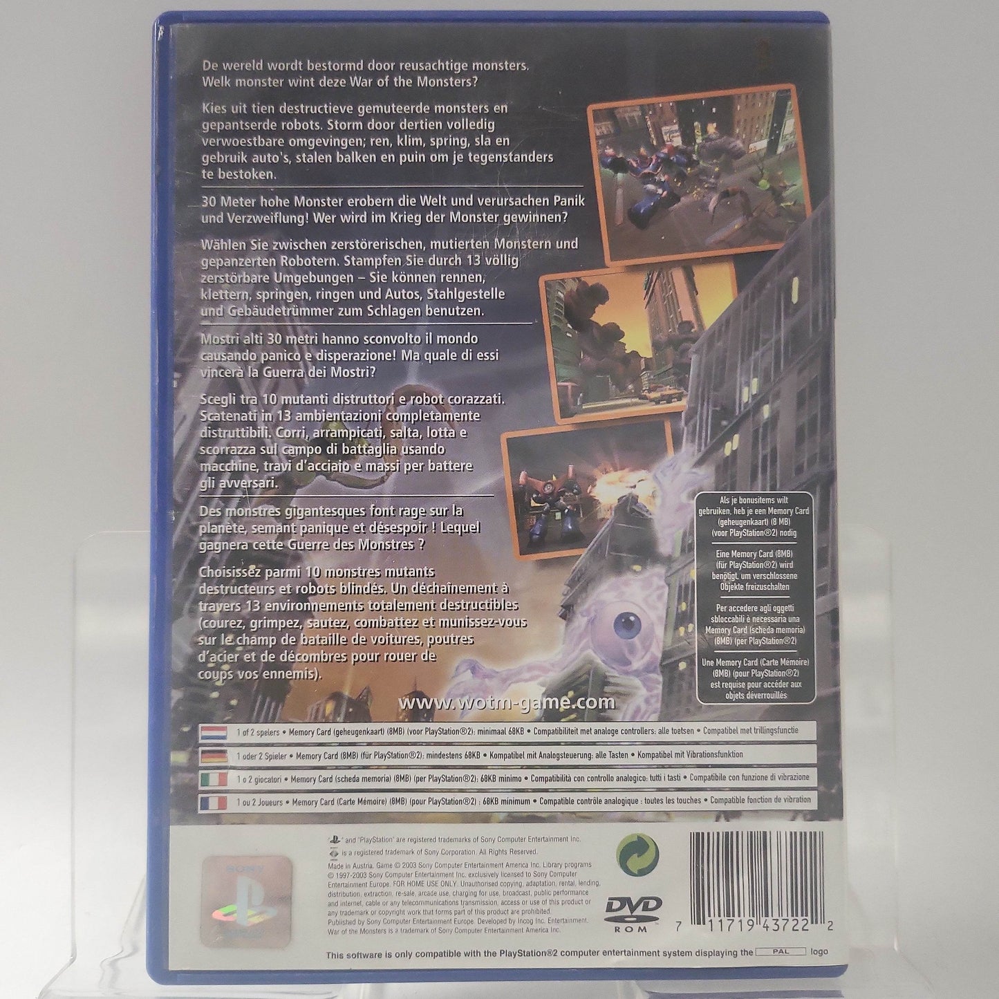 War of the Monsters Playstation 2 - Feniks Gameshop