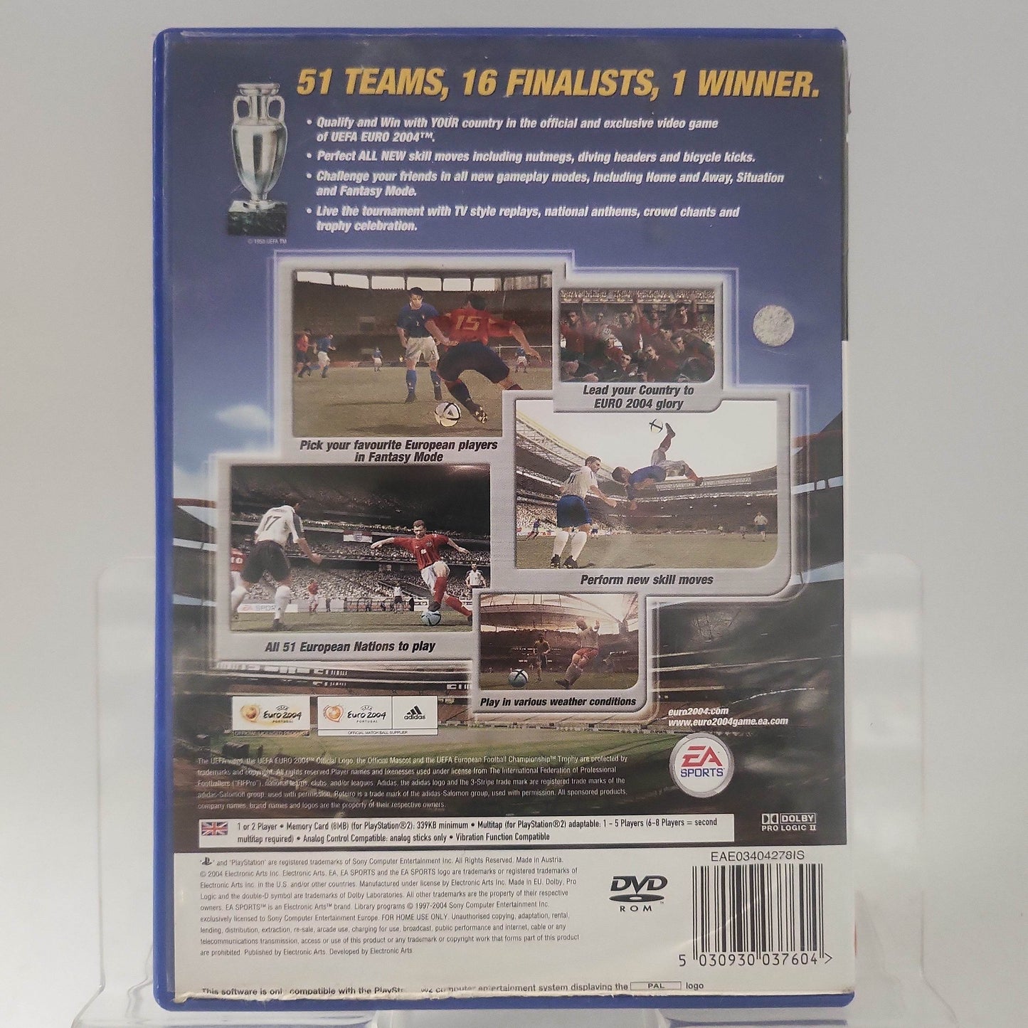 UEFA Euro 2004 Portugal (No Book) PlayStation 2 - Feniks Gameshop