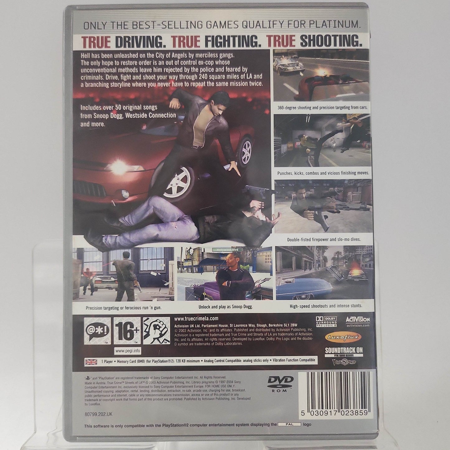 True Crime Streets of LA Platinum (No Book) PlayStation 2 - Feniks Gameshop