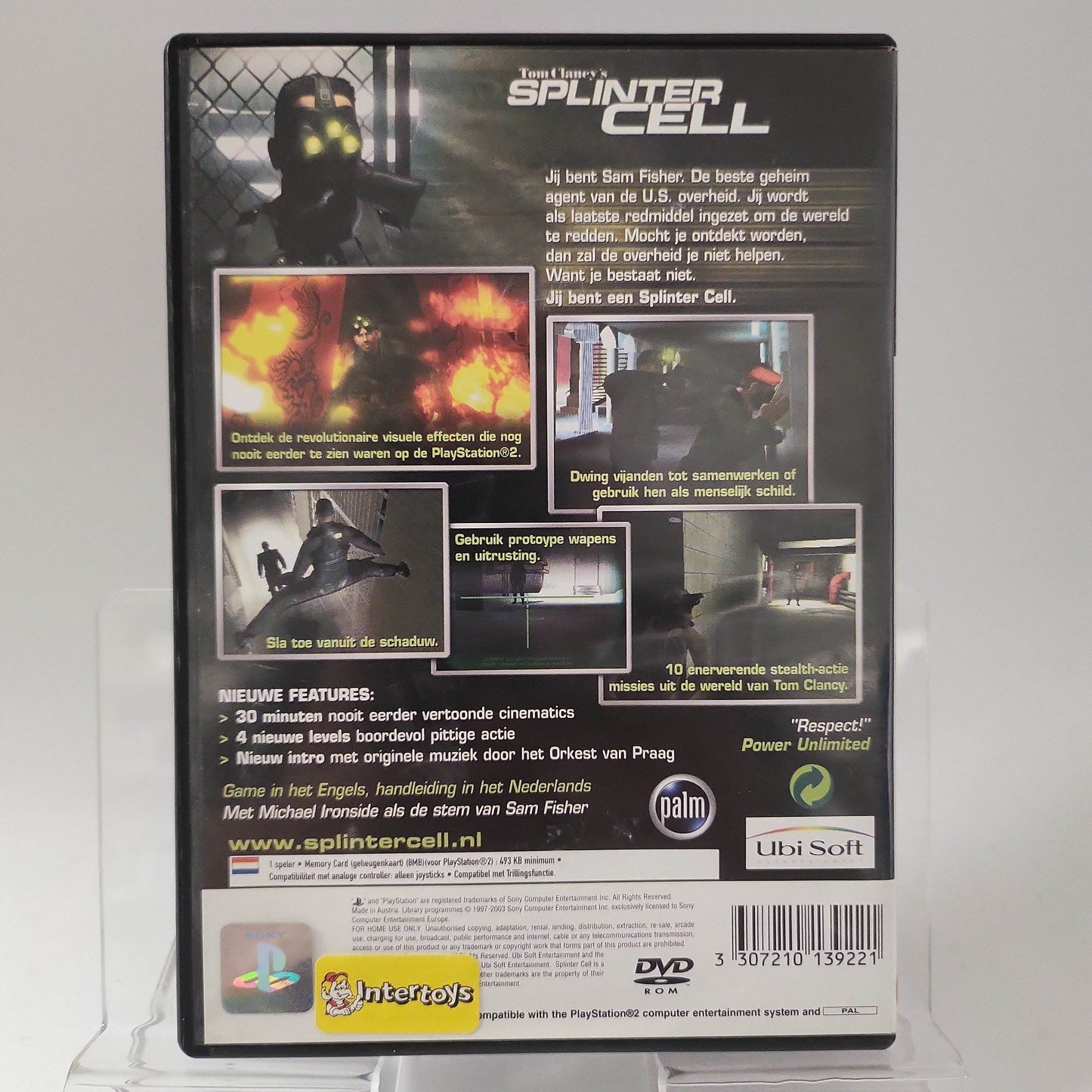 Tom Clancy's Splinter Cell (No Book) PlayStation 2 - Feniks Gameshop