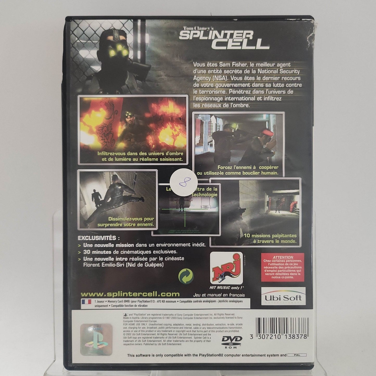 Tom Clancy's Splinter Cell Playstation 2 - Feniks Gameshop