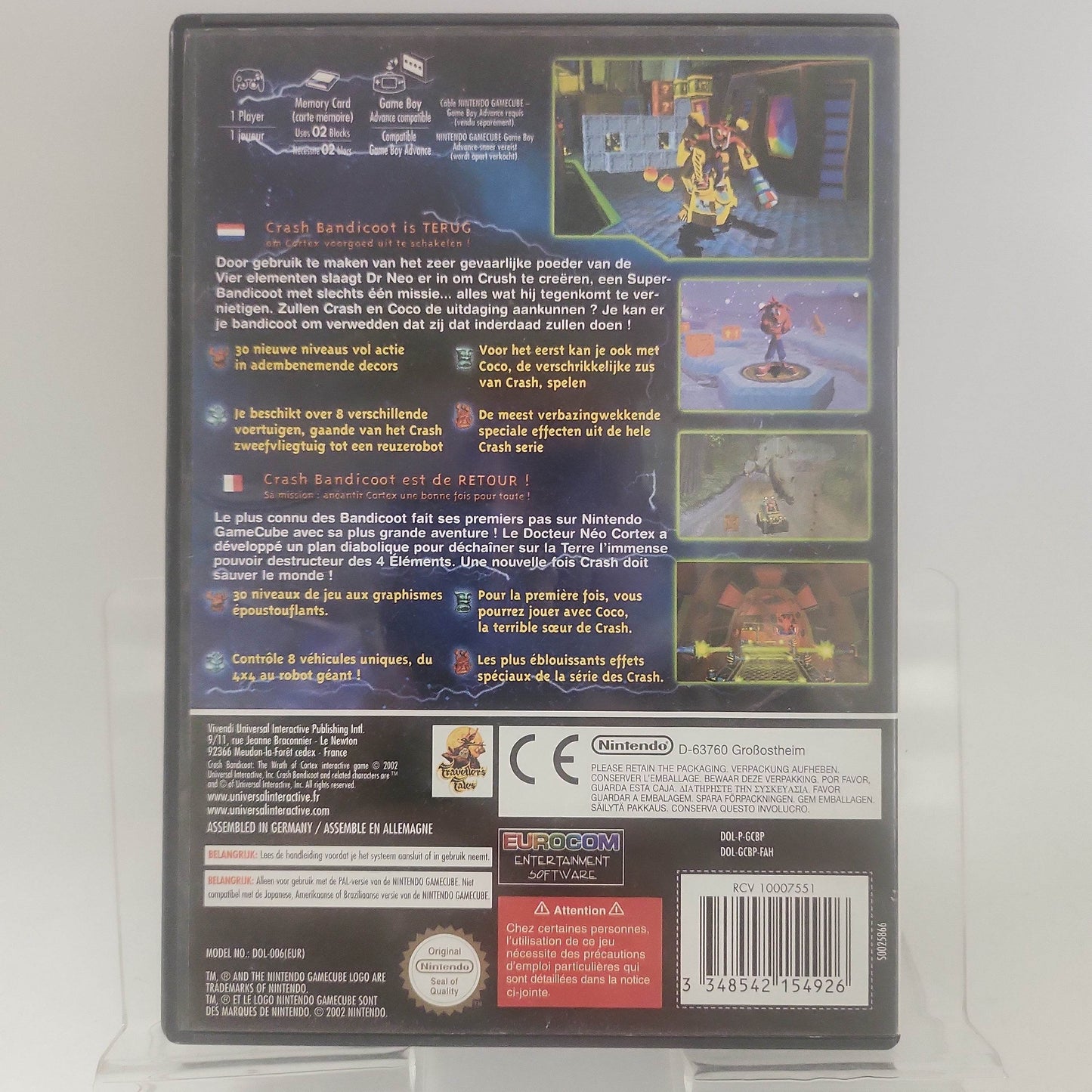 Crash Bandicoot Wraak van Cortex (No Book) Gamecube - Feniks Gameshop