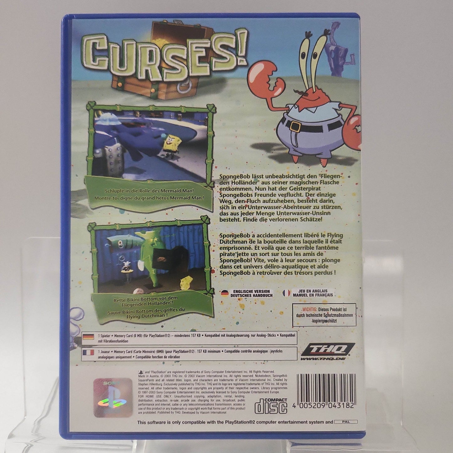 SpongeBob SquarePants Revenge Flying Dutchman (No Book) PS2 - Feniks Gameshop