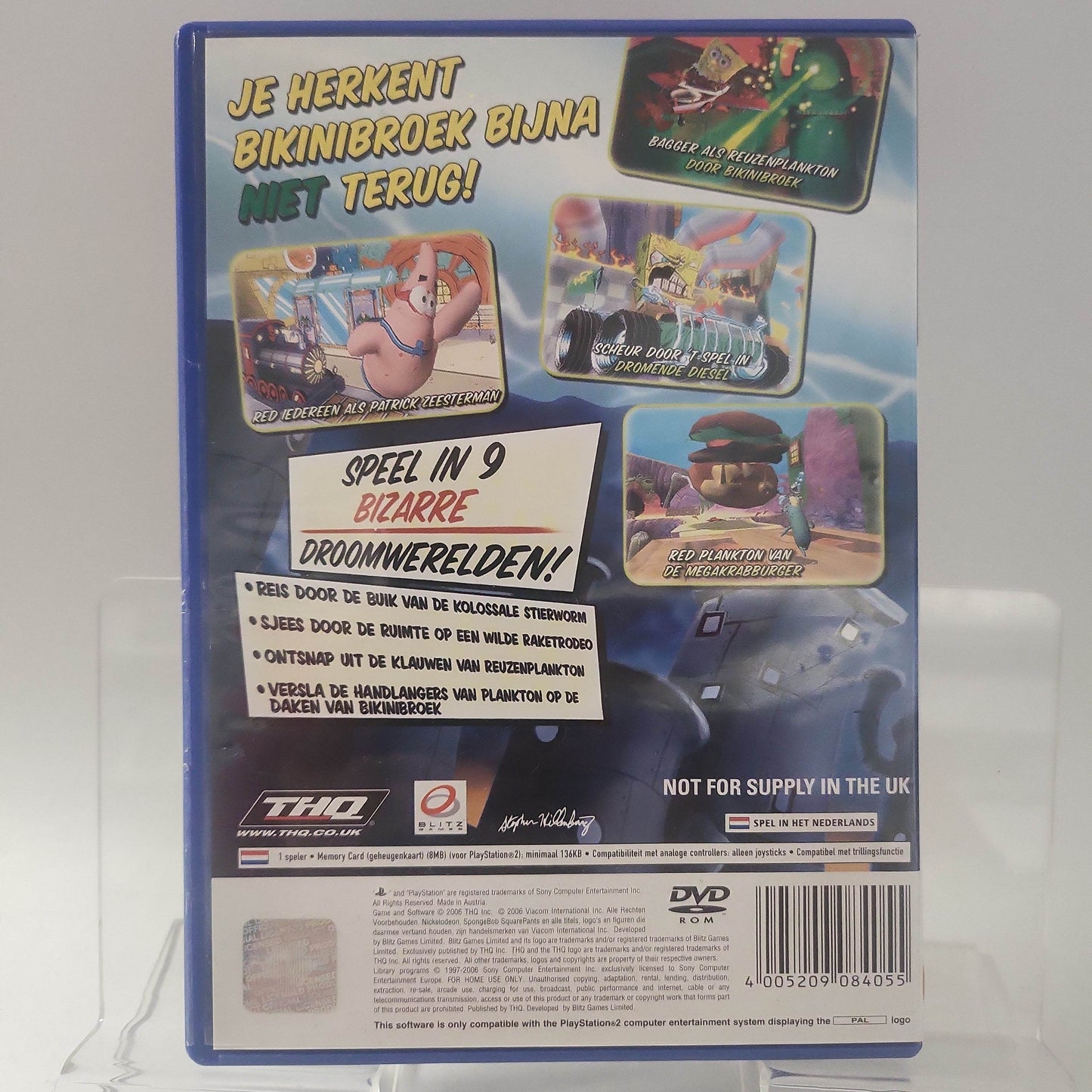SpongeBob SquarePants Creatuur Krokante Krab (No Book) PS2 - Feniks Gameshop