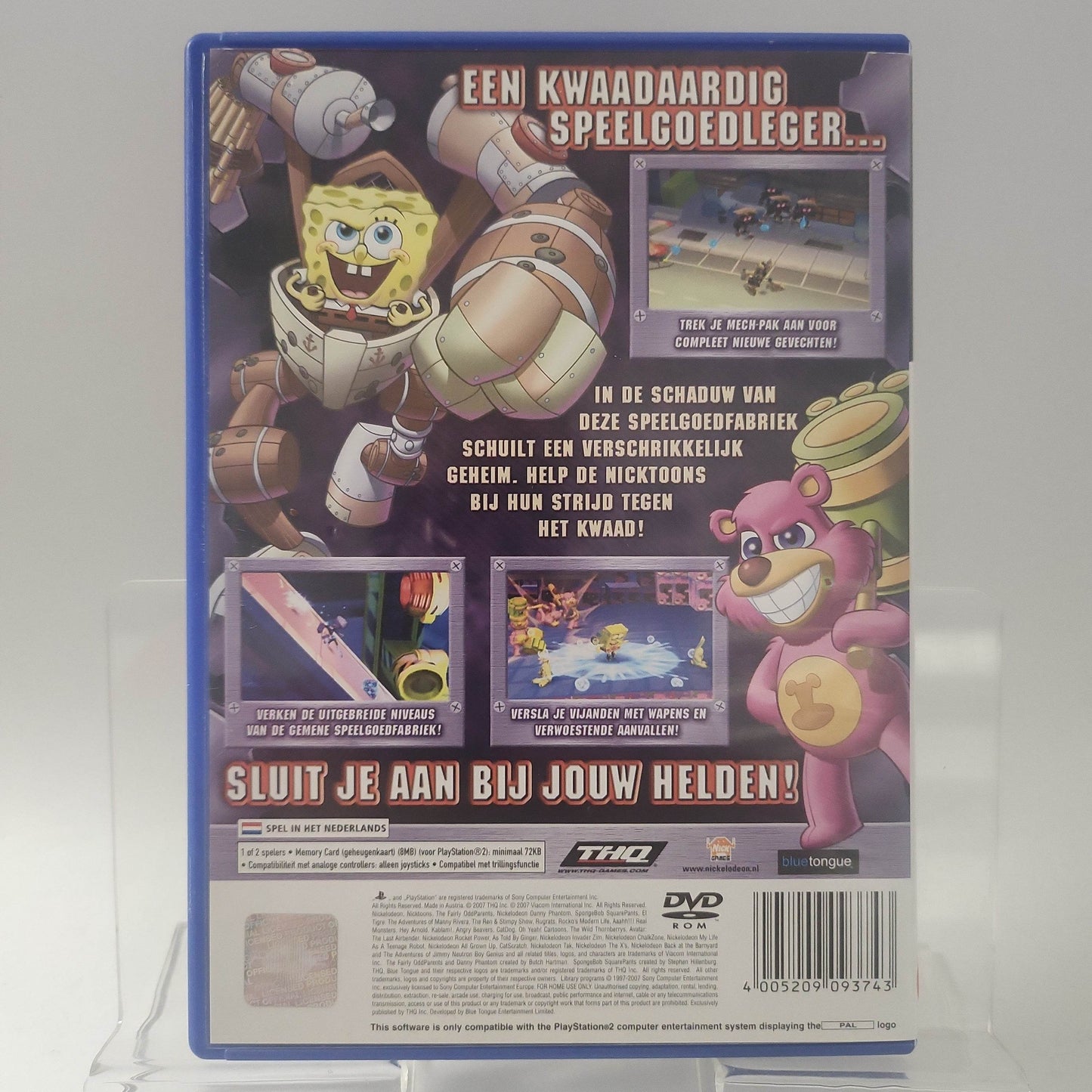 SpongeBob & Vrienden Aanval vd Speelgoedrobots (No Book) PS2 - Feniks Gameshop