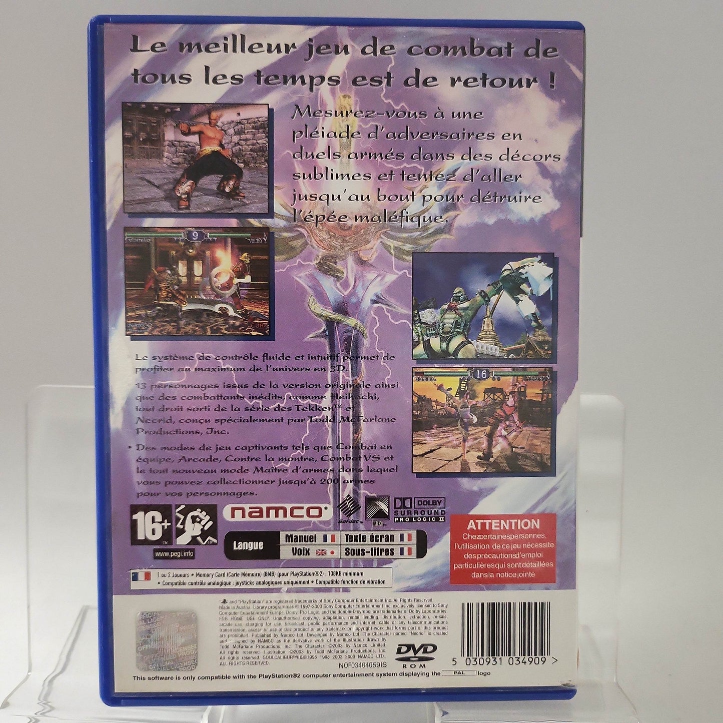 Soulcalibur II (No Book) PlayStation 2 - Feniks Gameshop