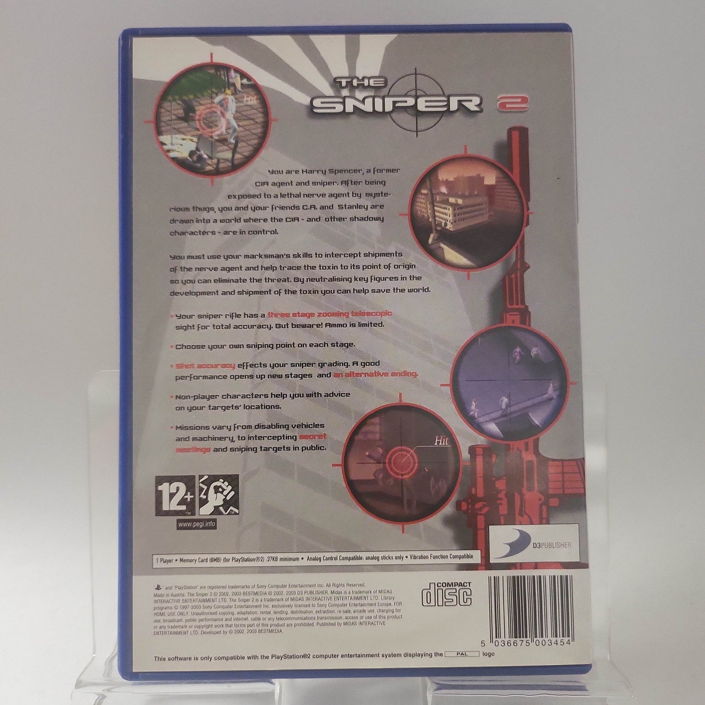 Sniper 2 (No Book) PlayStation 2 - Feniks Gameshop