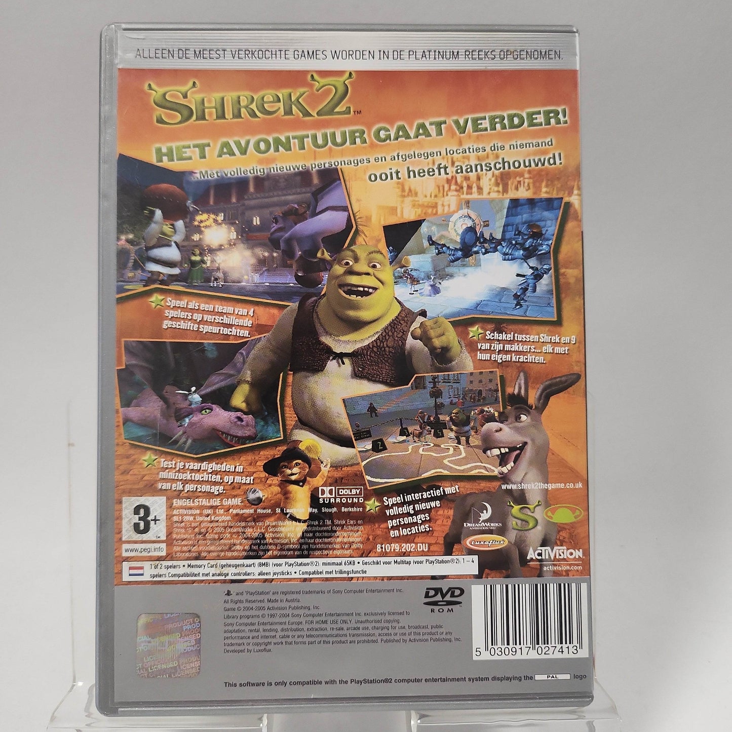 Shrek 2 Platinum (No Book) PlayStation 2 - Feniks Gameshop