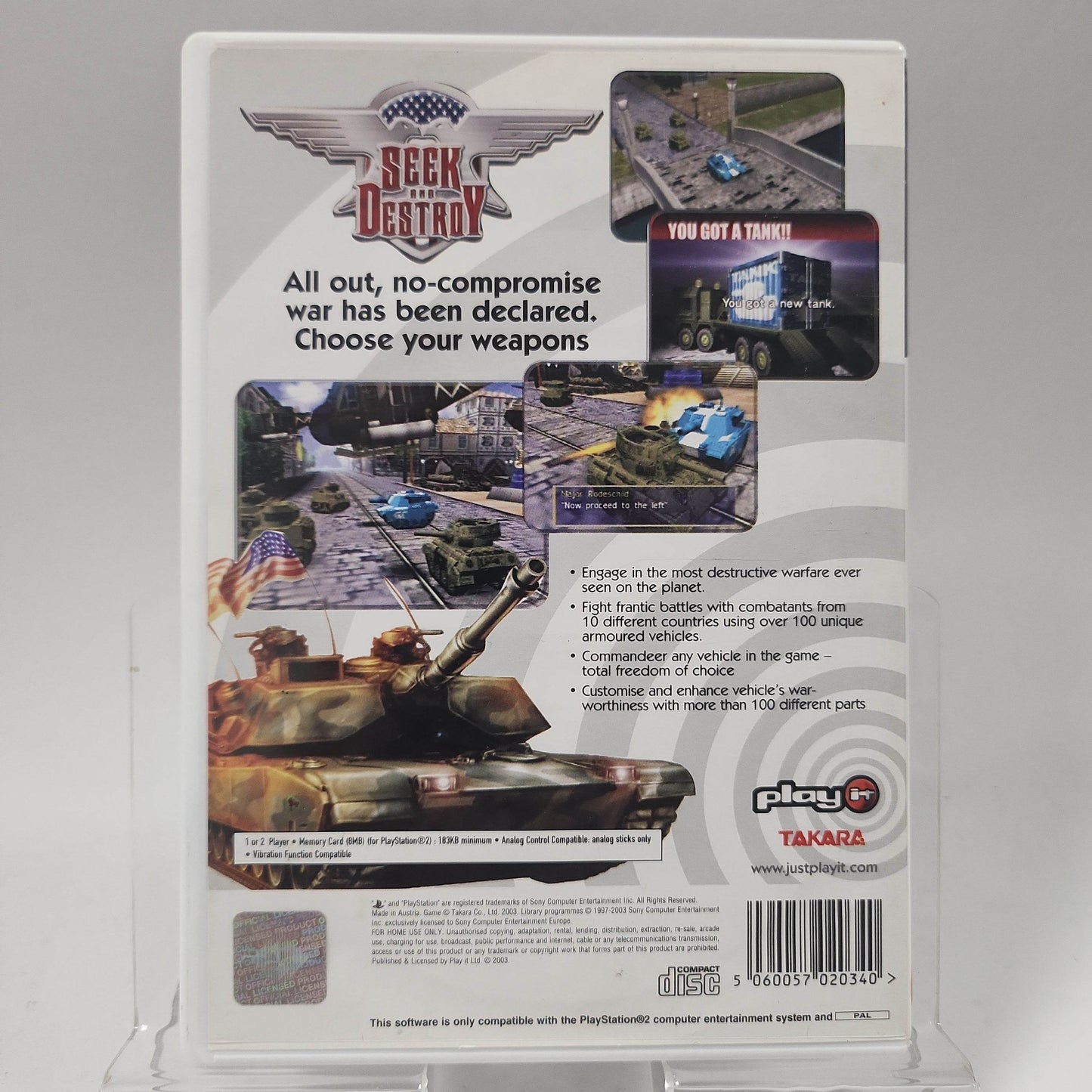 Seek and Destroy (No Book) PlayStation 2 - Feniks Gameshop