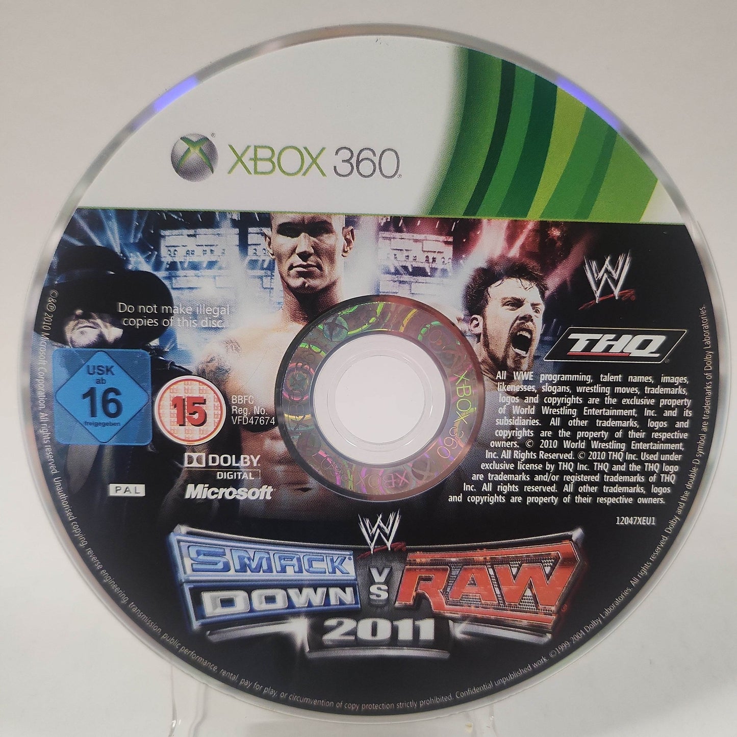 Smackdown vs Raw 2011 (Disc Only) Xbox 360 - Feniks Gameshop