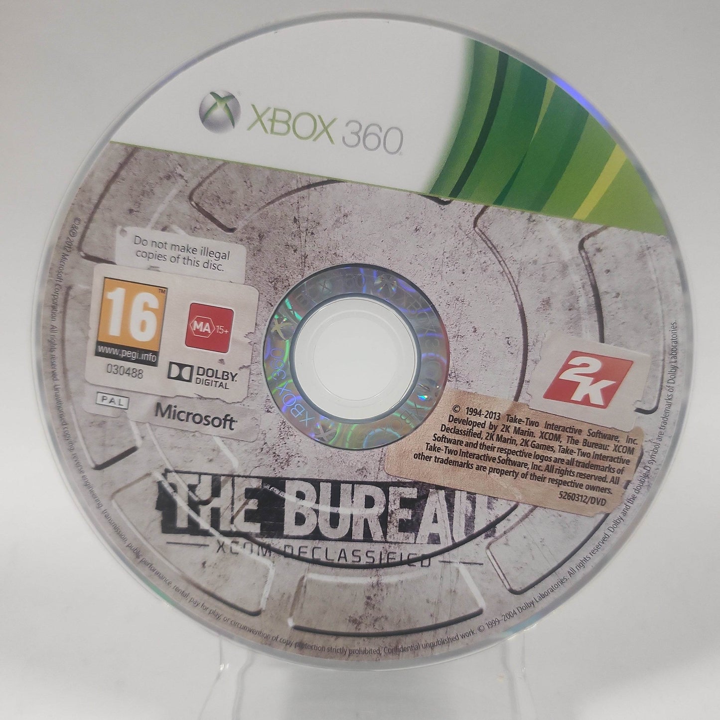 Bureau Xcom Declassified (Disc Only) Xbox 360 - Feniks Gameshop