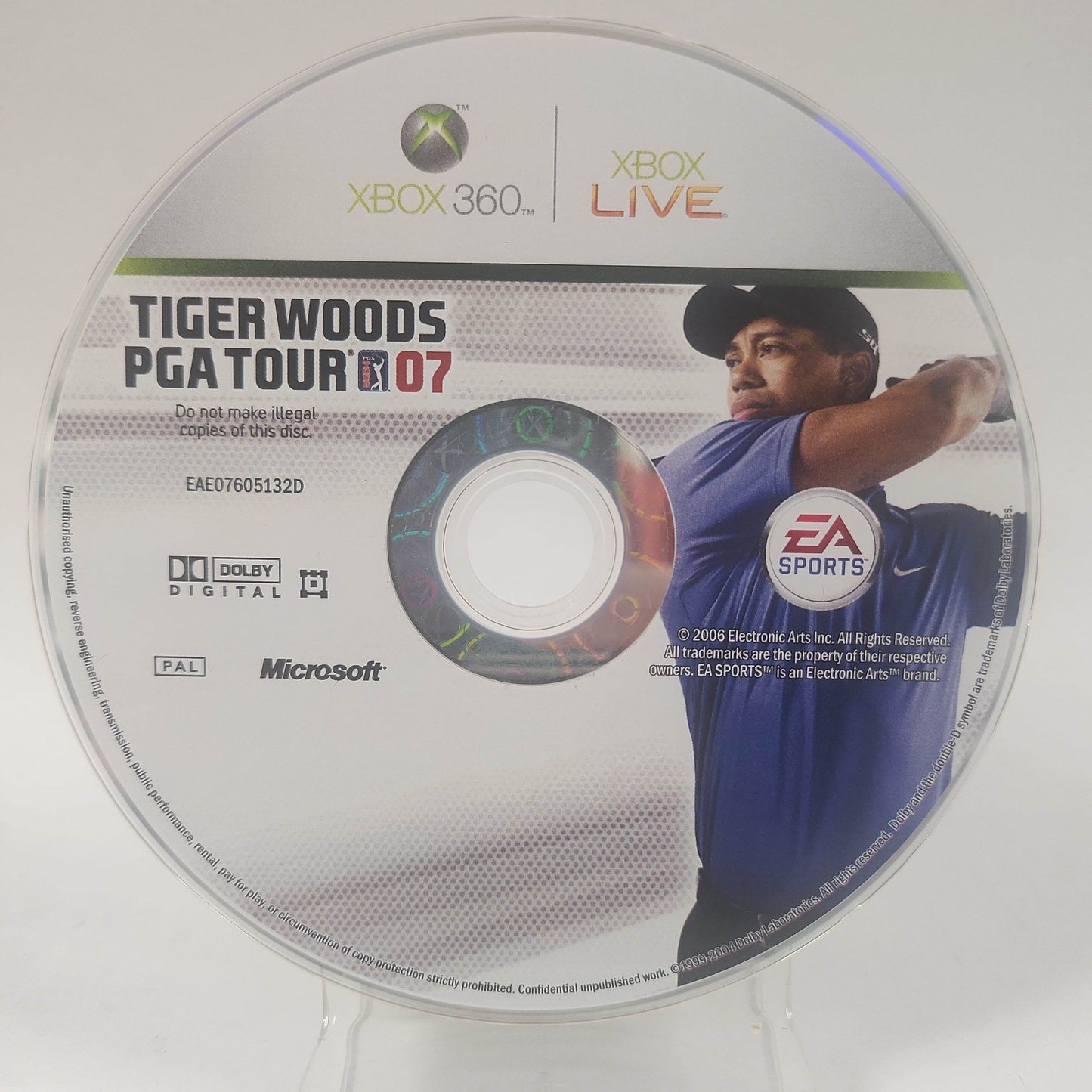 Tiger Woods PGA Tour 07 (Disc Only) Xbox 360 - Feniks Gameshop