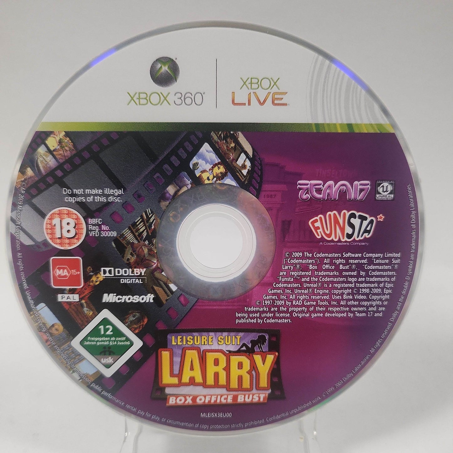 Leisure Suit Larry Box Office Bust (Disc Only) Xbox 360 - Feniks Gameshop