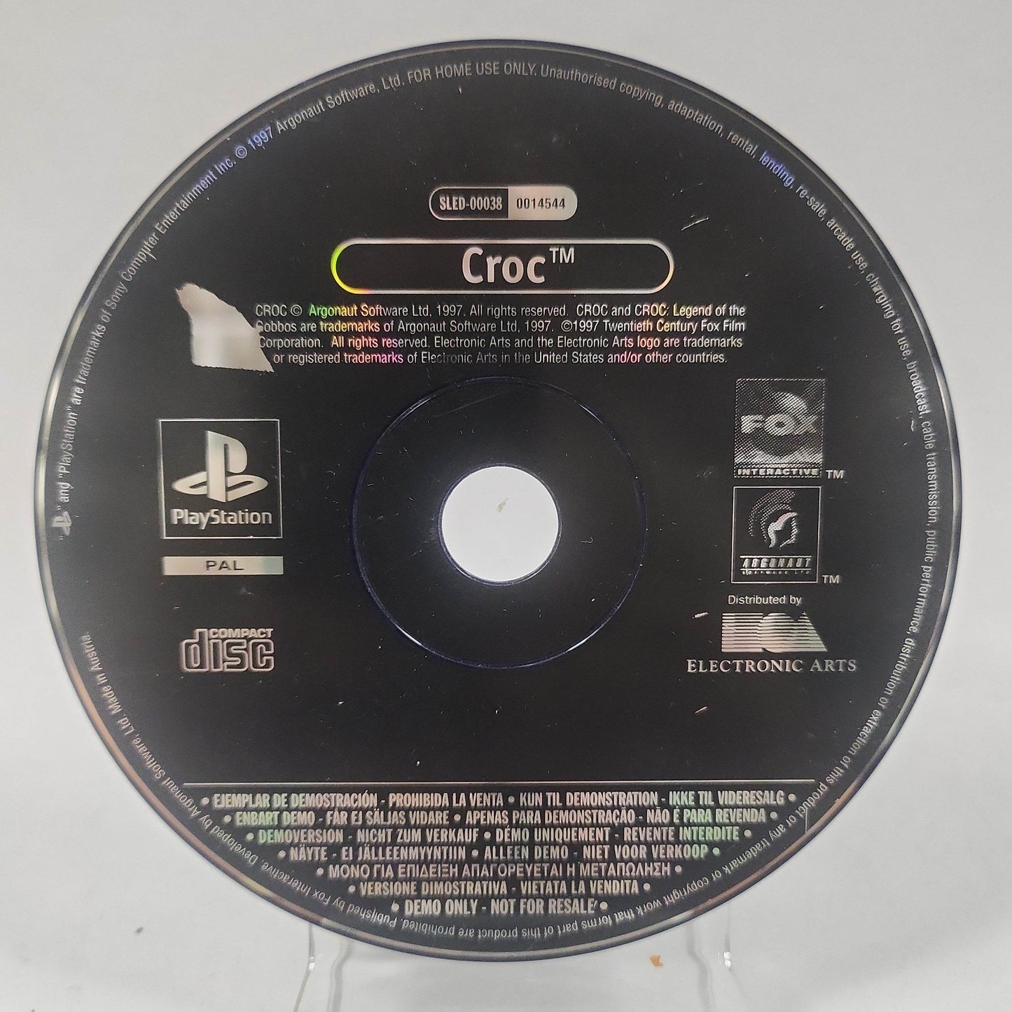 Croc Demo Disc (Disc Only) PlayStation 1 - Feniks Gameshop
