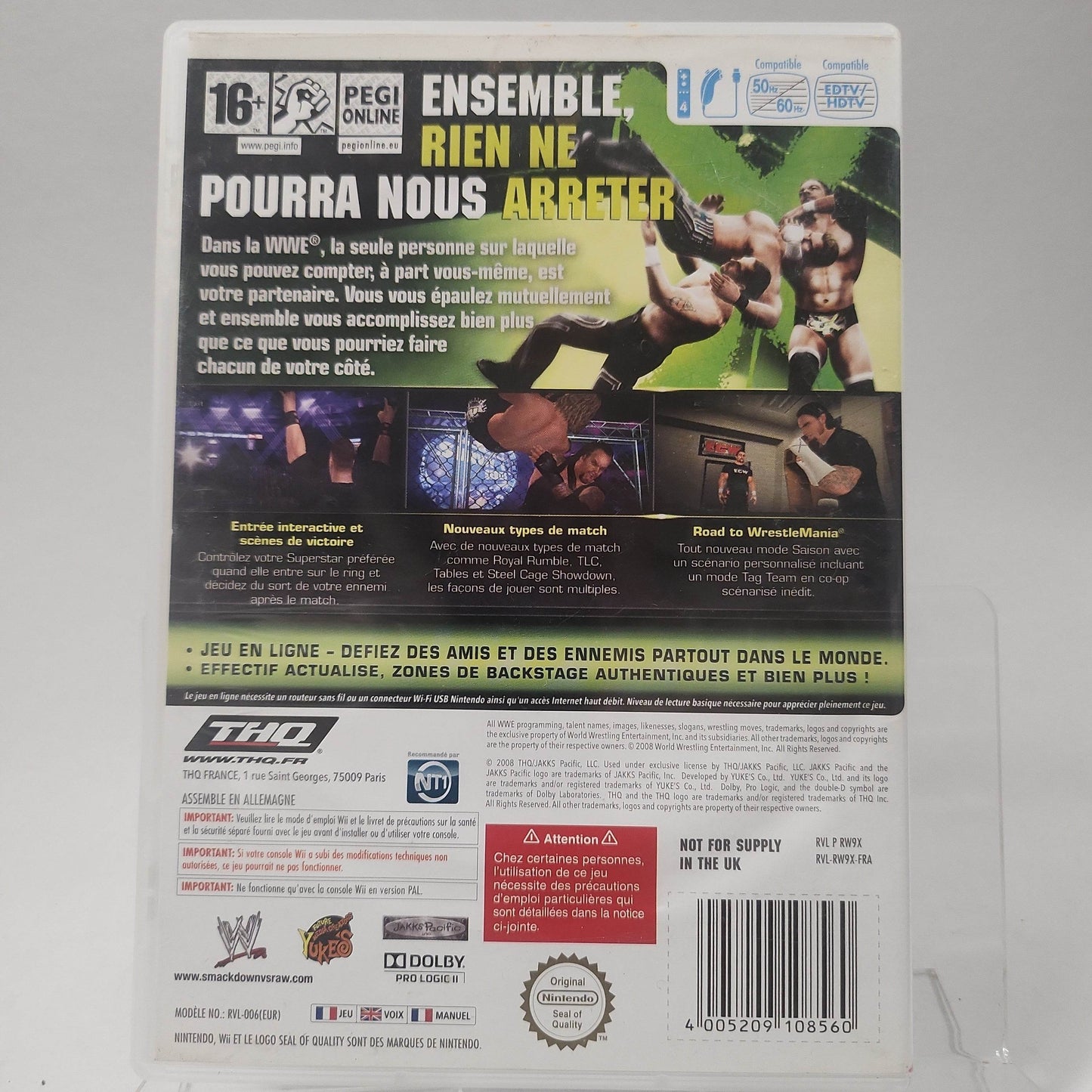 Smackdown vs Raw 2009 (No Book) Wii - Feniks Gameshop