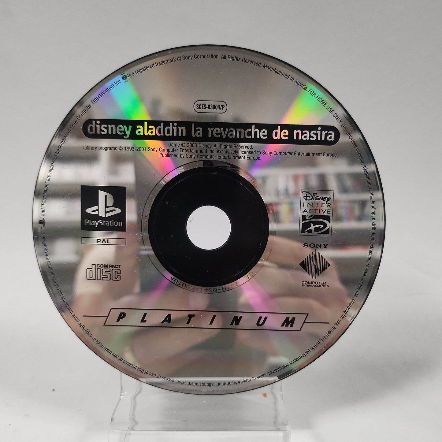 Disney Aladdin Platinum (Disc Only) PlayStation 1 - Feniks Gameshop