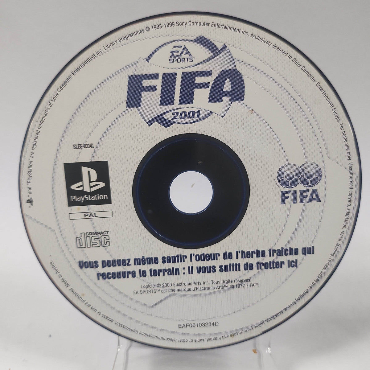 FIFA 2001 (Disc Only) PlayStation 1 - Feniks Gameshop