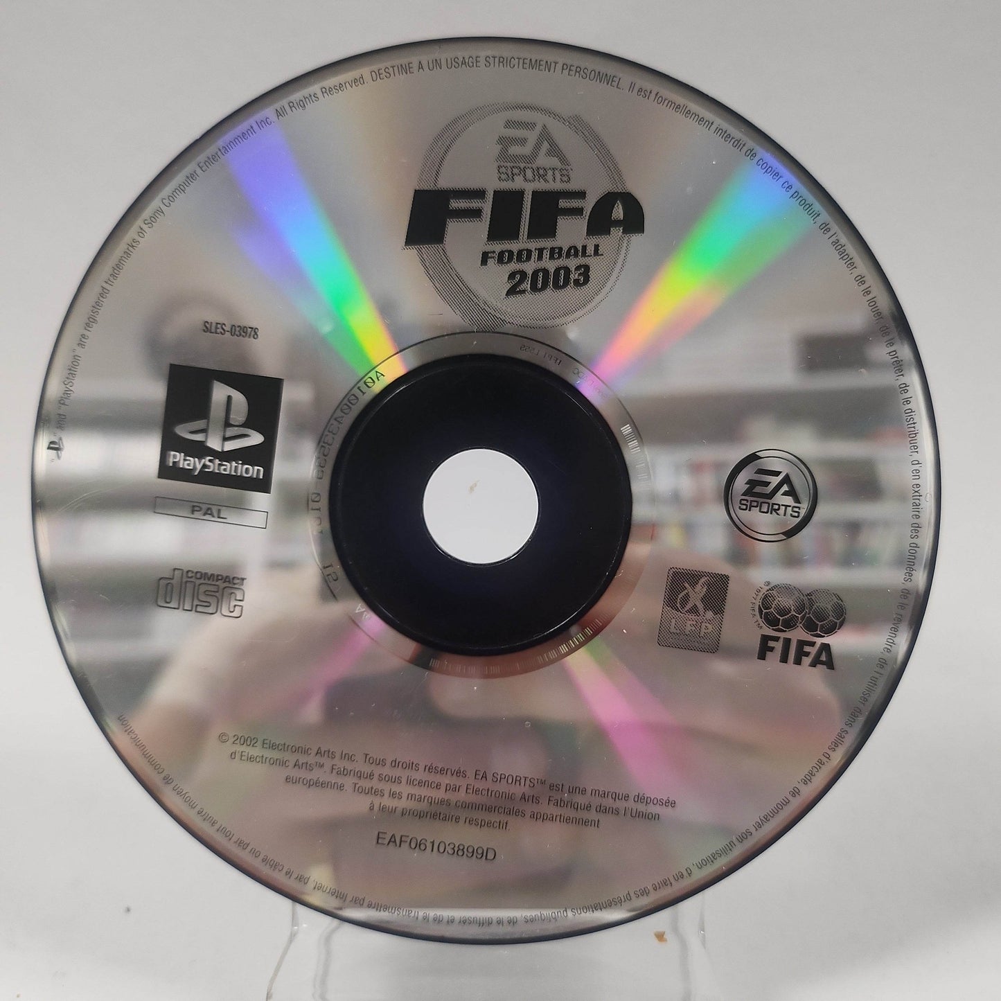 FIFA Football 2003 (Disc Only) PlayStation 1 - Feniks Gameshop