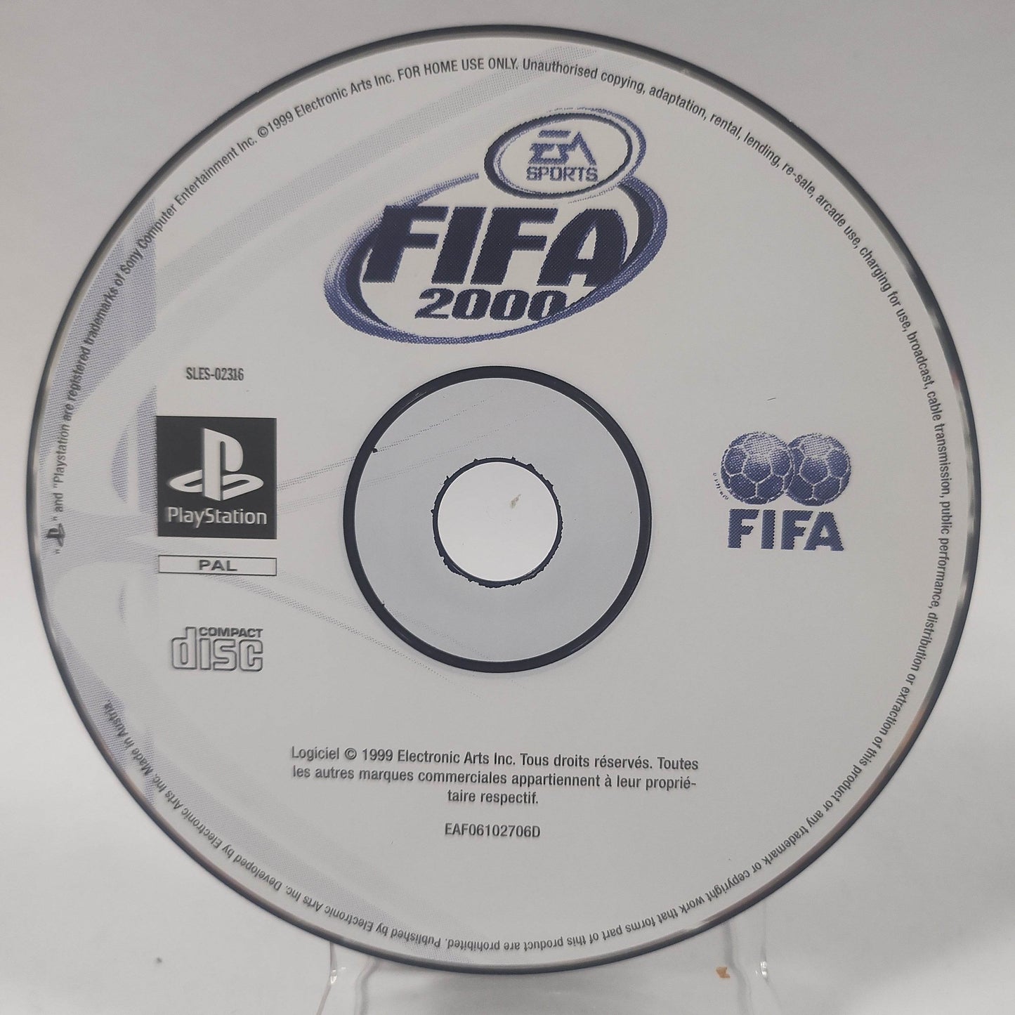 FIFA 2000 (Disc Only) PlayStation 1 - Feniks Gameshop