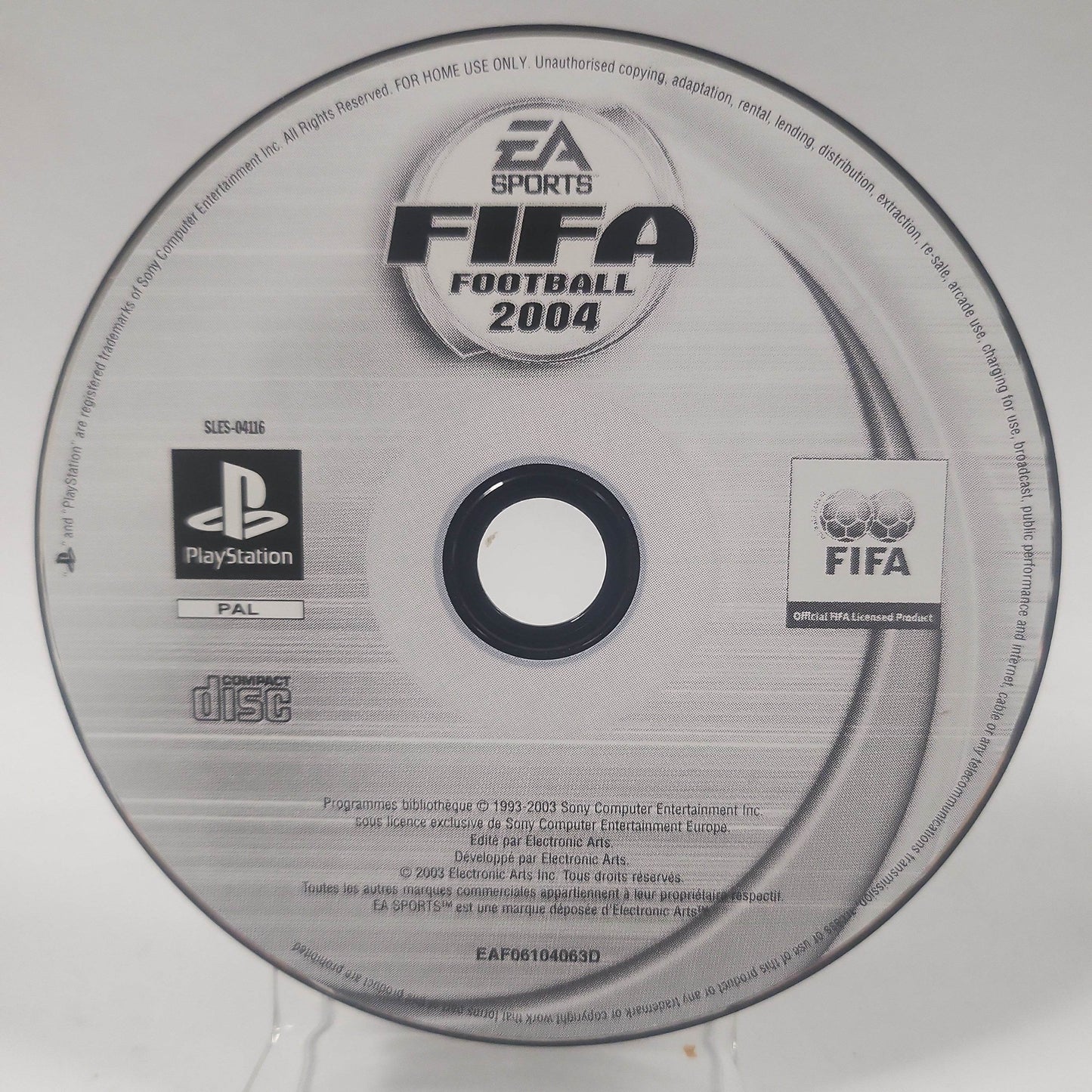 FIFA Football 2004 (Disc Only) PlayStation 1 - Feniks Gameshop