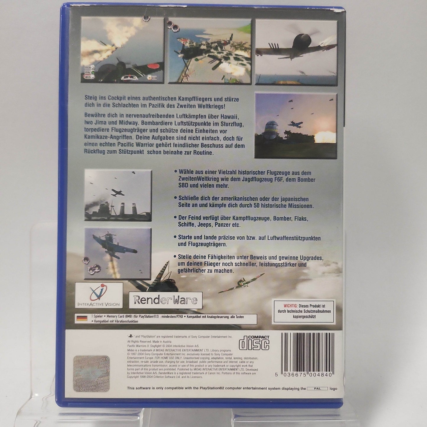 Pacific Warriors II Dogfight Playstation 2 - Feniks Gameshop