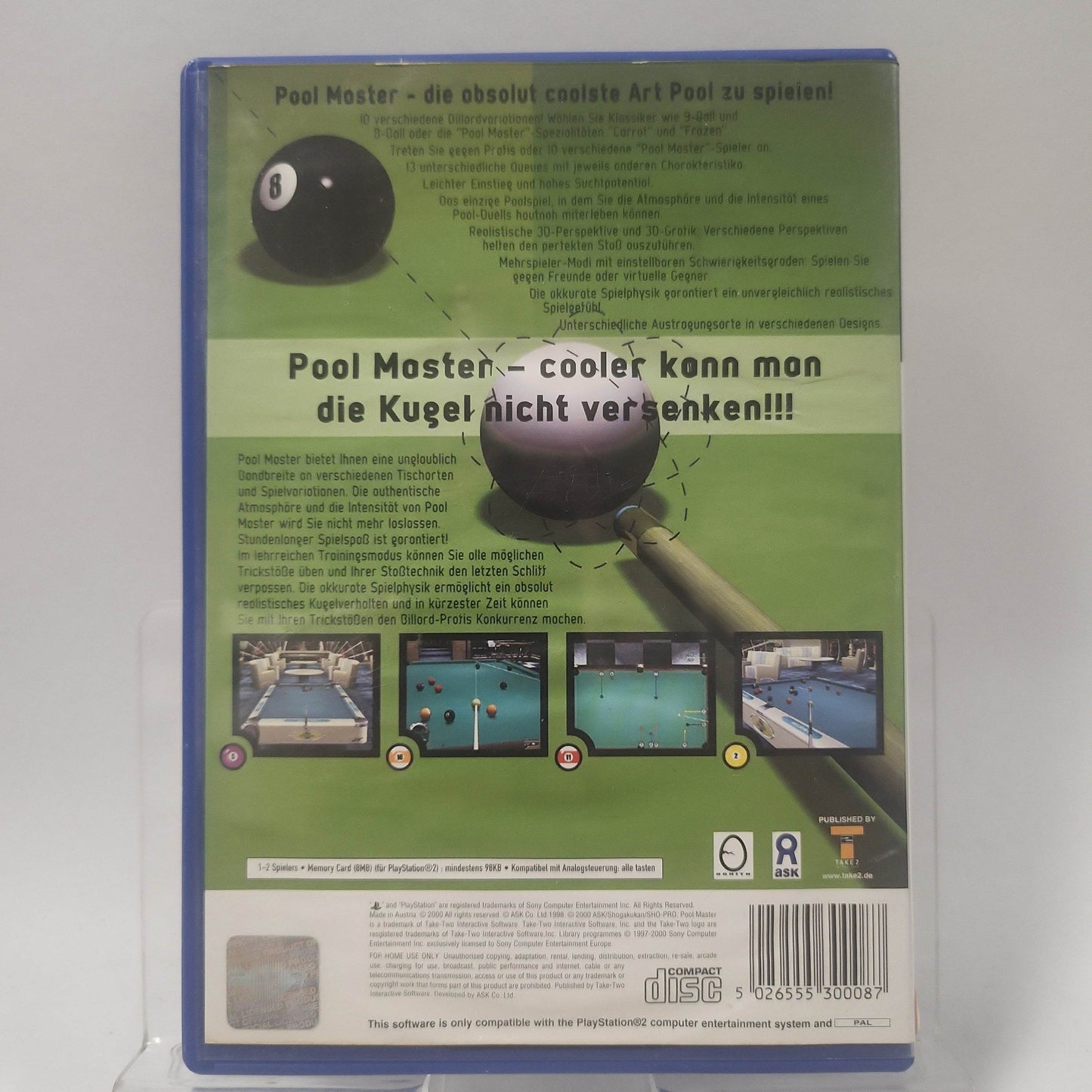Pool Master (No Book) PlayStation 2 - Feniks Gameshop
