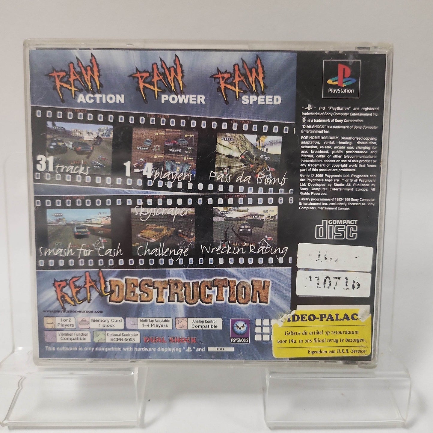 Destruction Derby Raw Playstation 1 - Feniks Gameshop