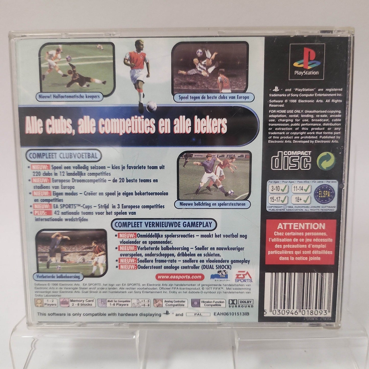FIFA 99 (No Book) Playstation 1 - Feniks Gameshop