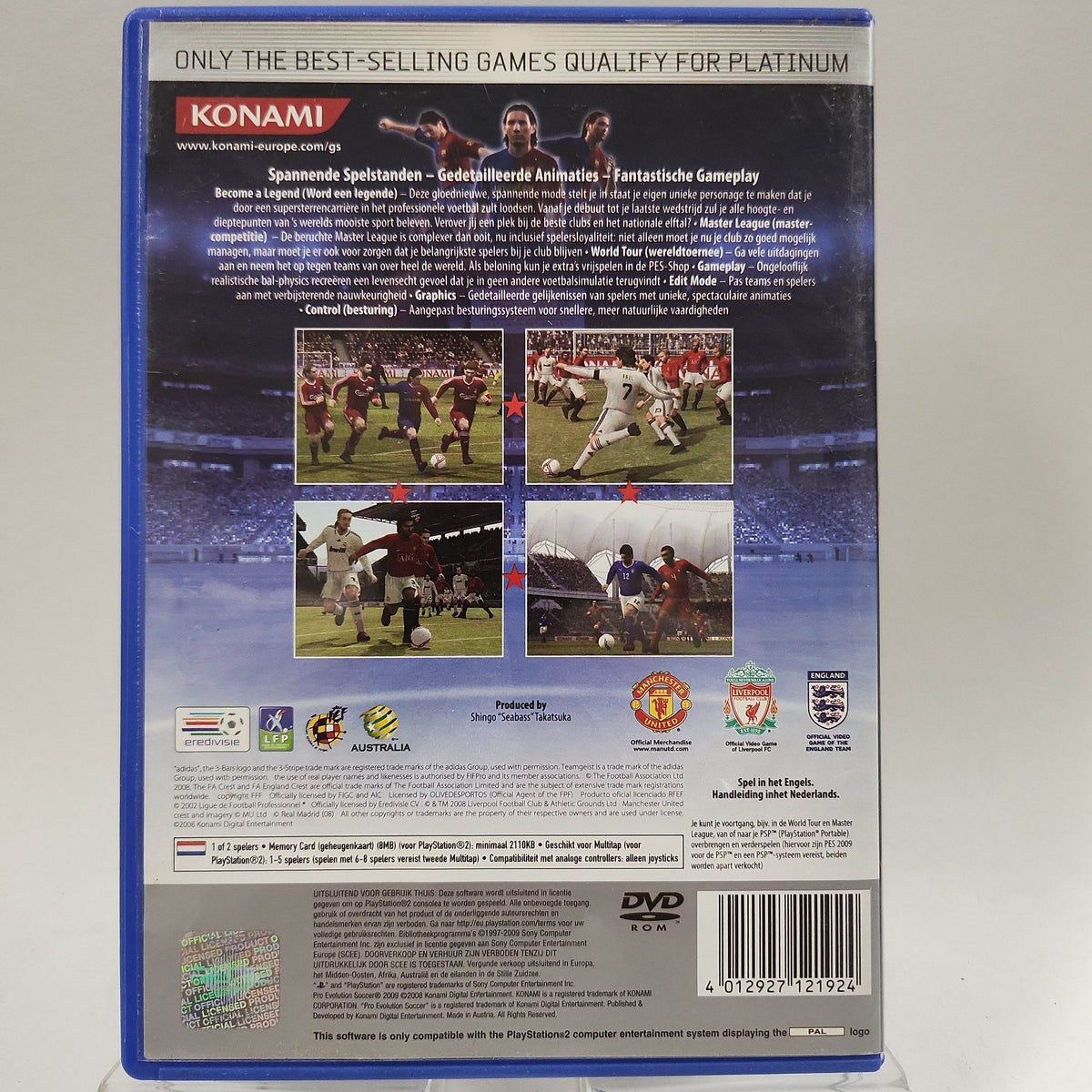 Pro Evolution Soccer 2009 Platinum Playstation 2 - Feniks Gameshop