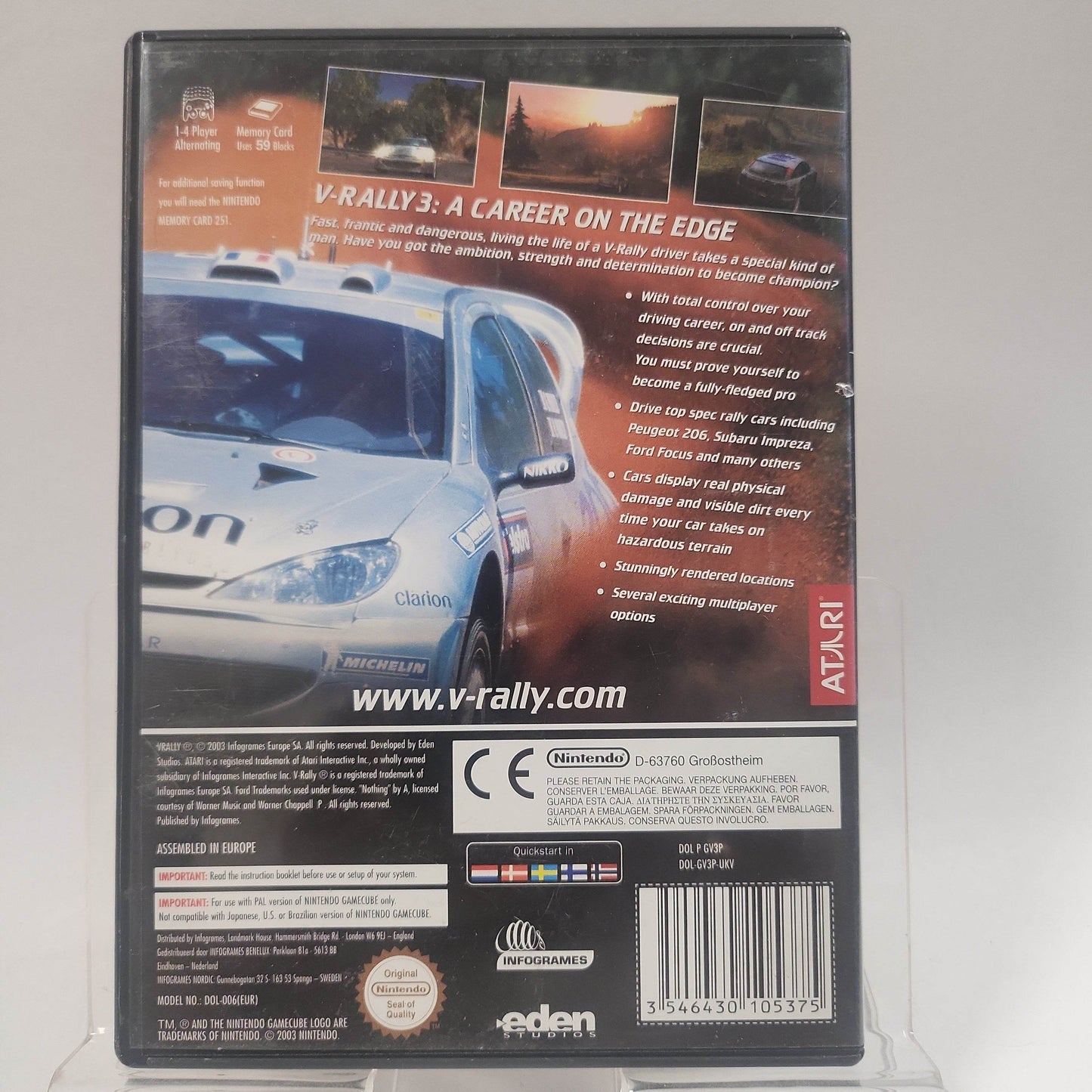 V-Rally 3 Nintendo Gamecube - Feniks Gameshop