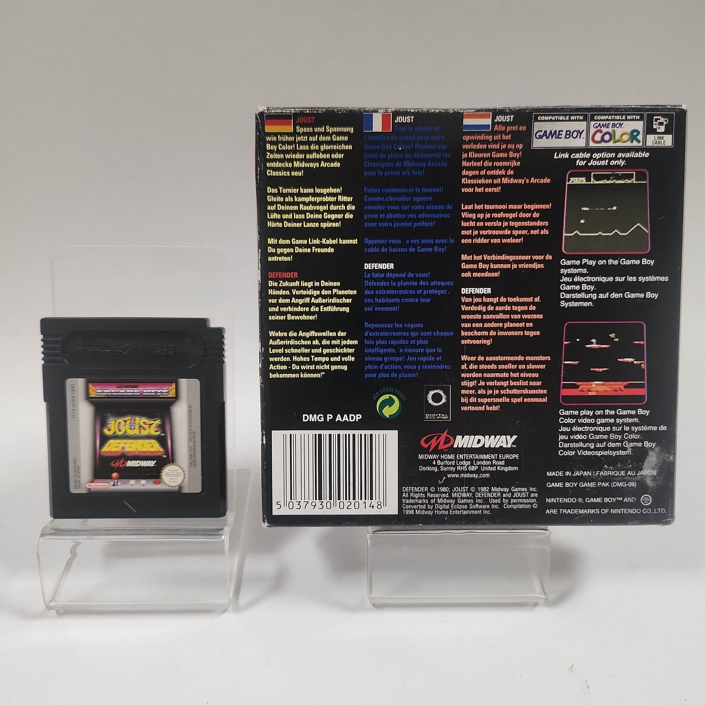 Joust Defender Arcade Hits CIB Game Boy Color - Feniks Gameshop