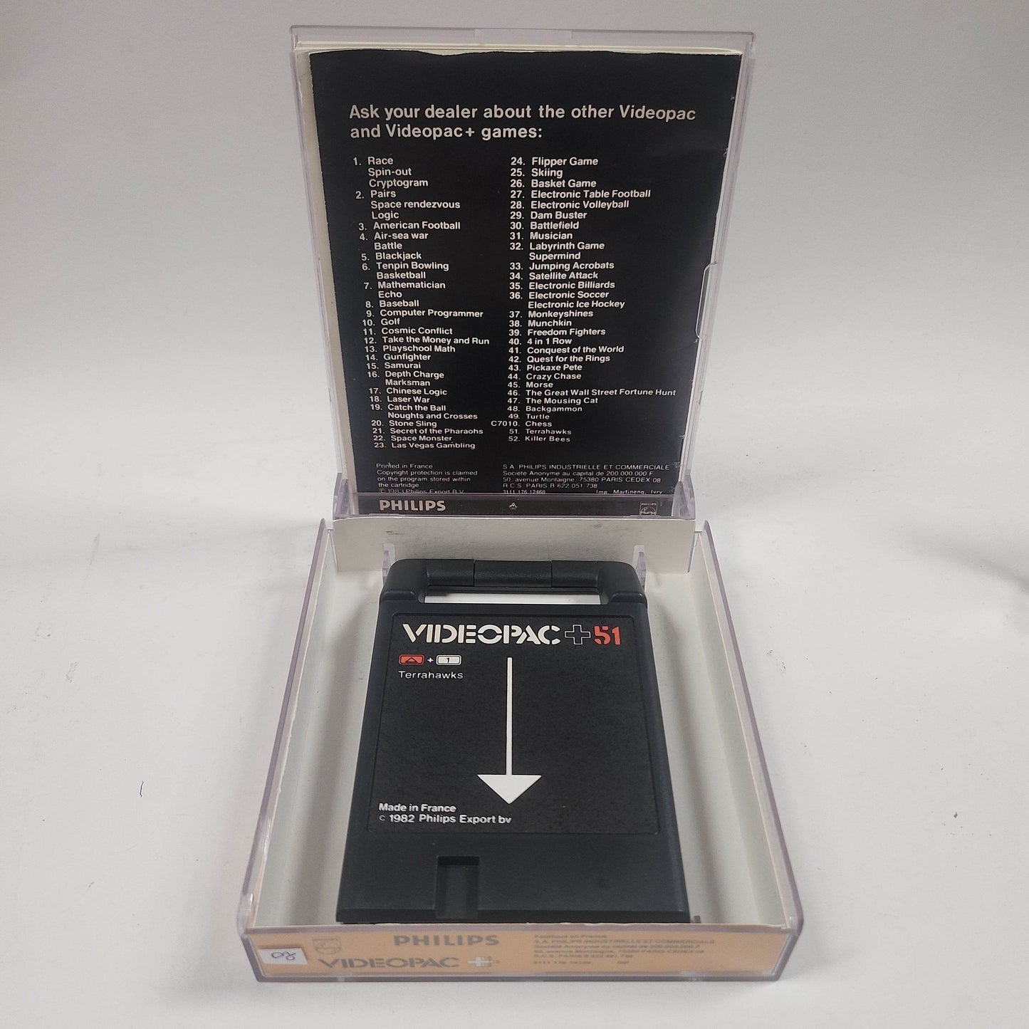 Terrahawks 51 Boxed Philips Videopac+ - Feniks Gameshop