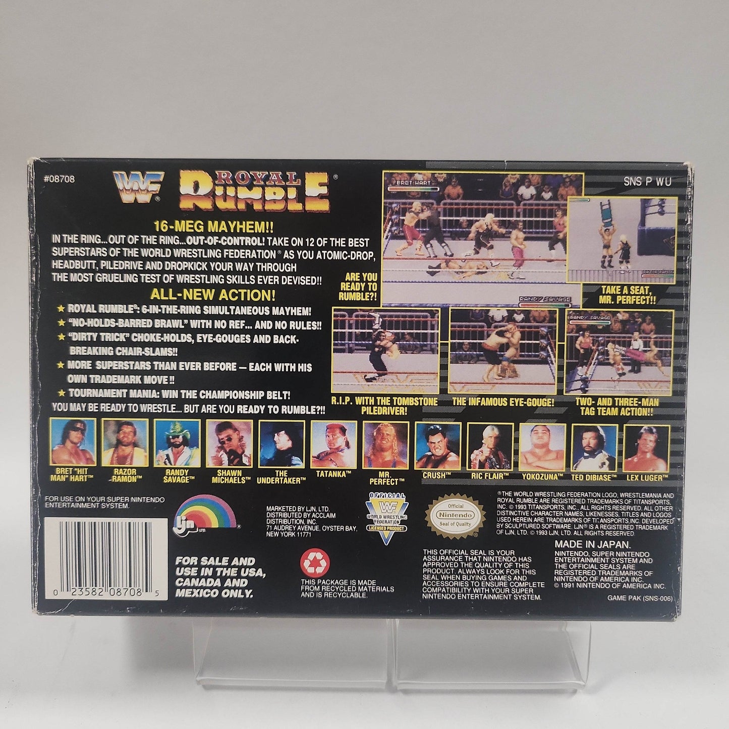 WWF Royal Rumble Boxed American Edition SNES - Feniks Gameshop