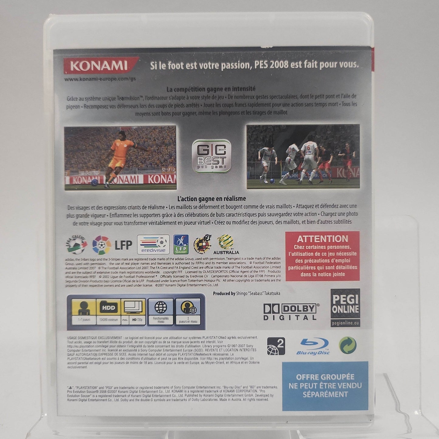 Pro Evolution Soccer 2008 Playstation 3 - Feniks Gameshop