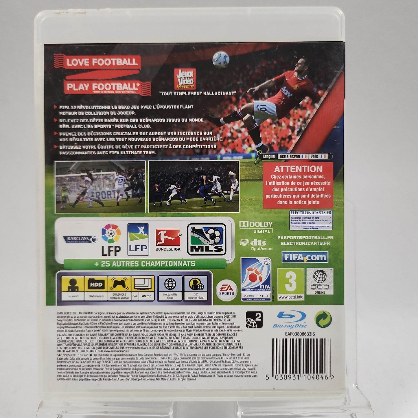 FIFA 12 French Editie Playstation 3 - Feniks Gameshop